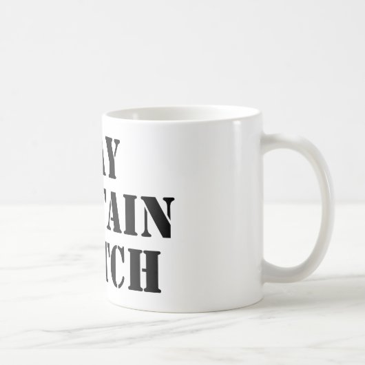 Mug Peut contenir écossais (Droite)