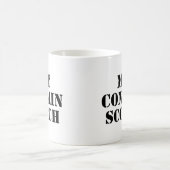Mug Peut contenir écossais (Centre)