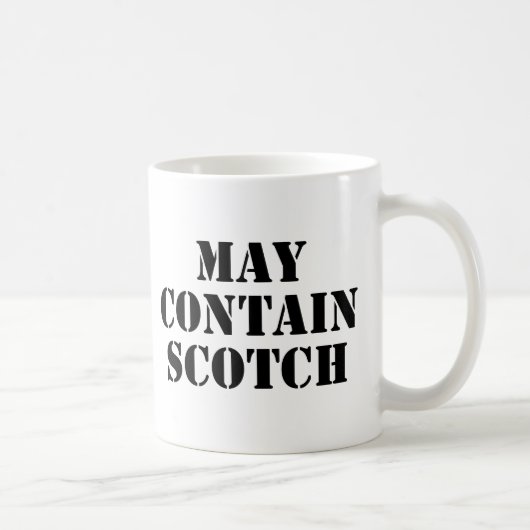 Mug Peut contenir écossais (Droite)