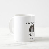 Mug Peut contenir le hamster Nuts de blanc d'hiver (Devant gauche)