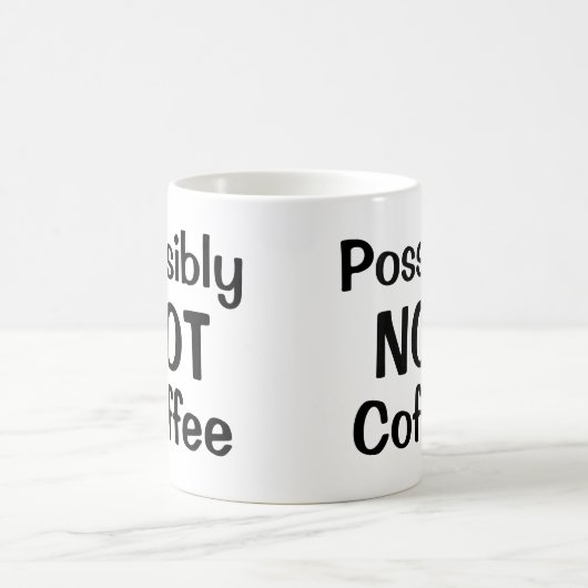 Mug Peut-être PAS de café (Centre)