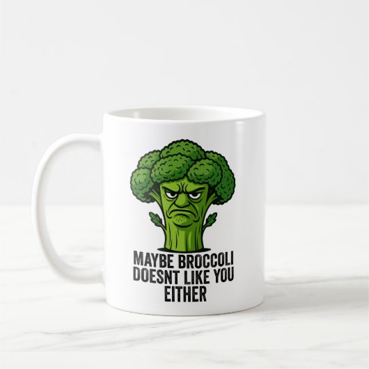 Mug Peut-être que Broccoli ne t'aime pas non plus (Gauche)