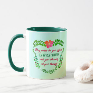 MUG PEUT-ÊTRE QUE LA PAIX SOIT VOTRE CADEAU À NOËL