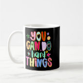 Mug Peut faire des choses difficiles sensibilisation à (Gauche)
