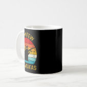Mug Pew Madafakas Pew Guns Funny Black Cat Retro Vinta (Devant gauche)