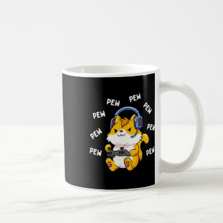 Mug Pew Pew Gamer Chat Vidéo Jeu Chats Jeu Kitty Lov