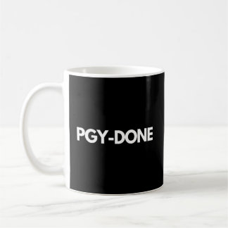 Mug Pgy Terminé Formation Médicale Résidence Diplôme