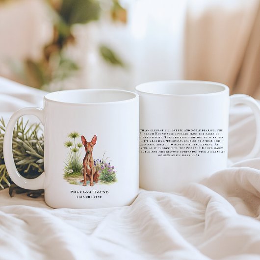 Mug Pharaoh Hound | Watercolor Dog & Breed Quote
