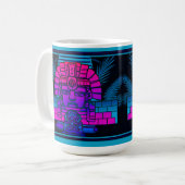 Mug Pharaon Synthwave (Devant gauche)