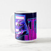 Mug Pharaon Synthwave (Devant gauche)