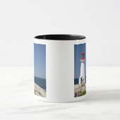 Mug Phare à Peggy's Cove, Nouvelle-Écosse, Canada. (Centre)