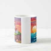 Mug Phare au coucher du soleil (Centre)
