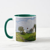 Mug Phare brûlé Tasse-Maine d'île (Gauche)