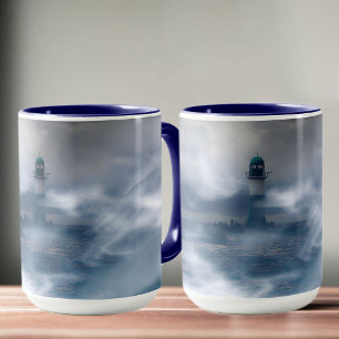 Mug Phare dans la tempête - Mer Baltique