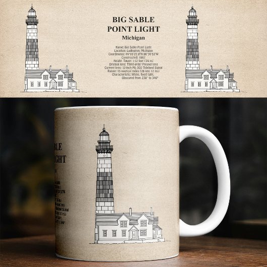Mug Phare de Big Sable Point - Michigan - SBD