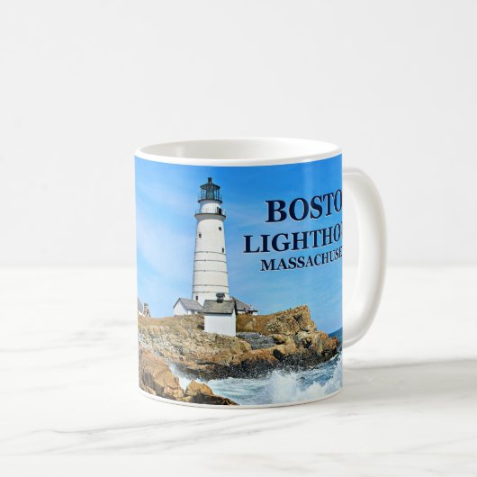 Mug Phare de Boston, Massachusetts (Devant droit)