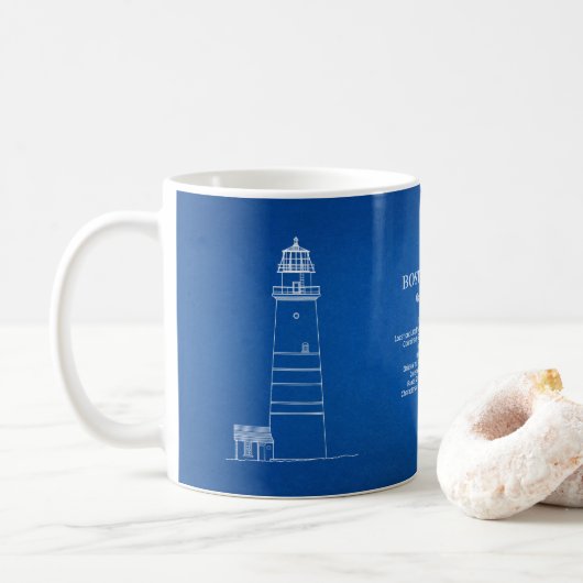 Mug Phare de Boston - Massachusetts - AD (Avec donut)