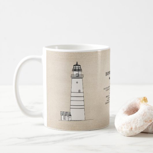 Mug Phare de Boston - Massachusetts - SBD (Avec donut)