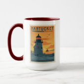 Mug Phare de Brant Point | Nantucket MA (Gauche)