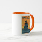 Mug Phare de Brant Point | Nantucket MA (Devant droit)