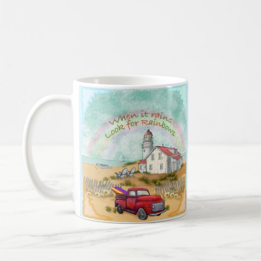 Mug Phare de camion de plage (Gauche)