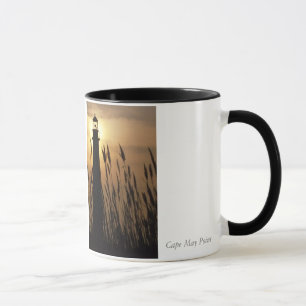 Mug Phare de Cape May NJ au coucher du soleil