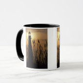 Mug Phare de Cape May NJ au coucher du soleil (Devant gauche)