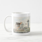 Mug Phare de Cape Neddick Aquarelle (Gauche)