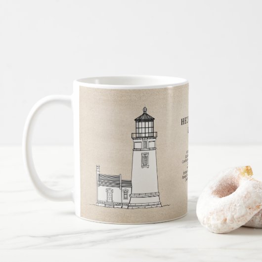 Mug Phare de Heceta Head - Oregon - SBD (Avec donut)