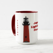 Mug Phare de Jupiter Inlet Floride Photographie (Devant gauche)