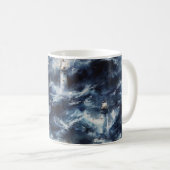 Mug Phare de l'océan bleu mer (Devant droit)