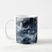 Mug Phare de l'océan bleu mer (Gauche)