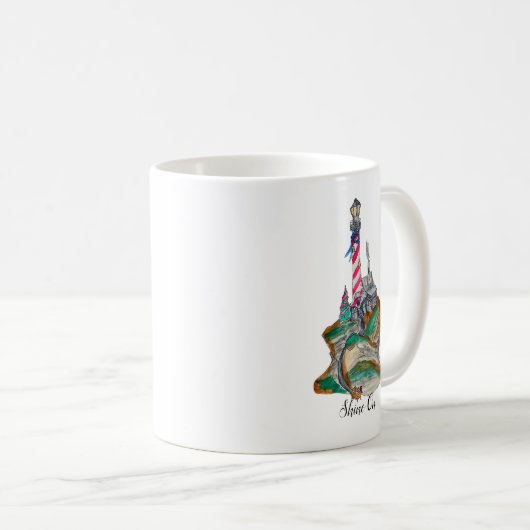 Mug Phare de Noël (Devant droit)