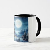 Mug Phare de Noël nautique (Devant droit)