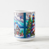 Mug Phare de Noël Nautique Montagne Côtière (Centre)