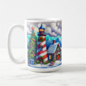 Mug Phare de Noël Nautique Montagne Côtière (Gauche)