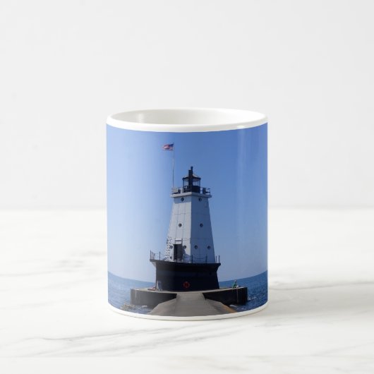 Mug Phare de North Pierhead, Ludington, MI (Centre)