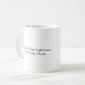 Mug Phare de point de Marshall, Maine (Devant gauche)