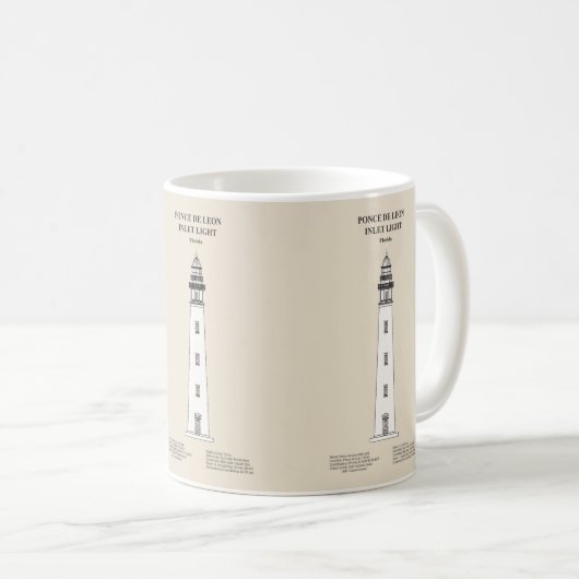 Mug Phare de Ponce de Leon Inlet - Floride - SBD (Devant droit)