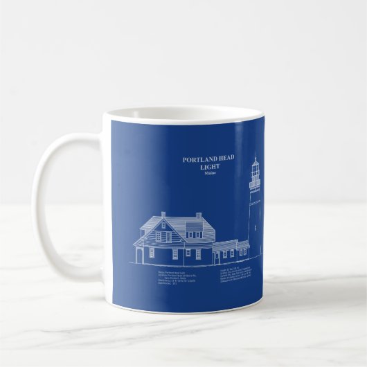 Mug Phare de Portland Head - Maine - AD (Gauche)