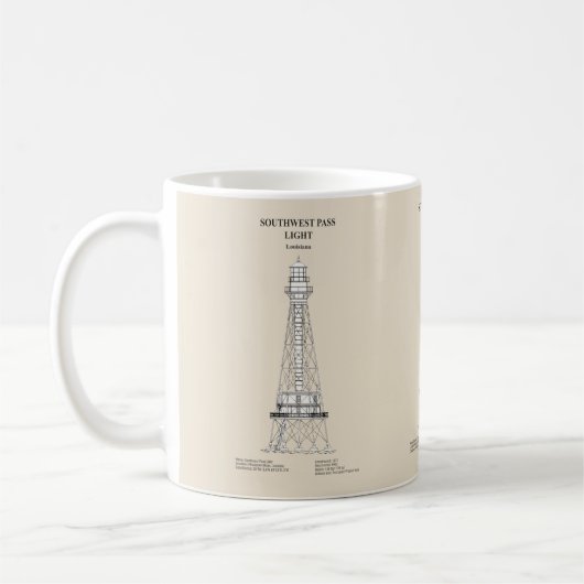 Mug Phare de Southwest Pass - Louisiana - SBD (Gauche)
