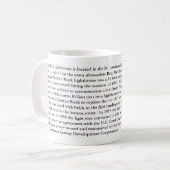 Mug Phare de Sunken Rock, New York (Devant gauche)