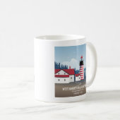 Mug Phare de West Quoddy Head (Devant droit)