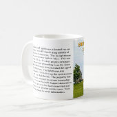 Mug Phare d'île de Sheffield, le Connecticut (Devant gauche)