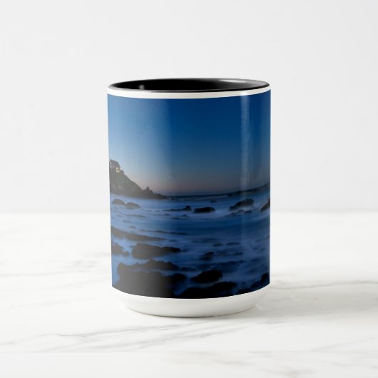 Mug Phare | Half Moon Bay, Ca de point de pigeon (Centre)