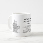 Mug Phare lumineux de Duxbury Pier - Massachusetts - B (Devant gauche)
