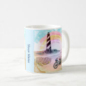 Mug Phare orageux à vélo (Devant droit)