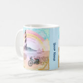 Mug Phare orageux à vélo (Devant gauche)