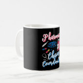 Mug Pharmacie Chaos Coordinateur Pharmaciste Technicie (Devant gauche)