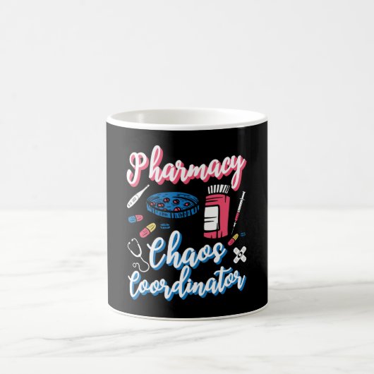 Mug Pharmacie Chaos Coordinateur Pharmaciste Technicie (Centre)